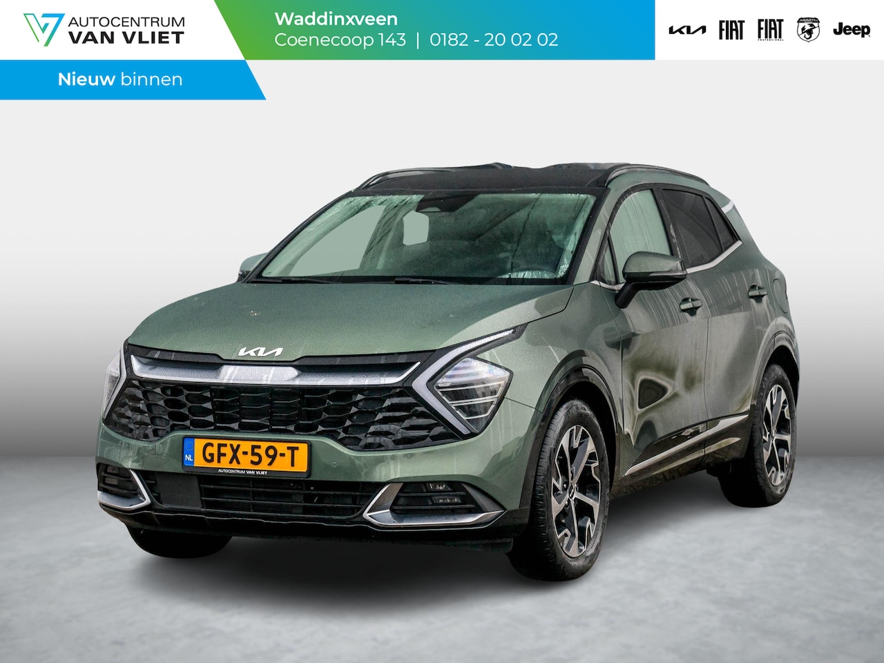 Kia Sportage - 1.6 T-GDi Hybrid DynamicPlusLine | Schuif kantel/dak l Stoel&stuur verwarming l - AutoWereld.nl