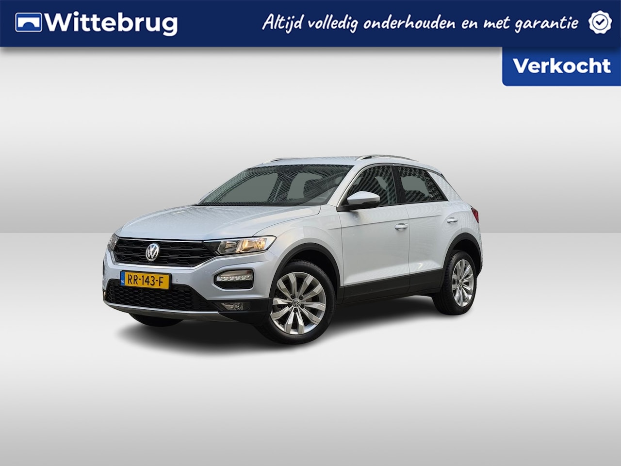 Volkswagen T-Roc - 1.0 TSI Style / Parkeersensoren V+A / Alarmsysteem / 17" LMV / Navigatie / Adaptive Cruise - AutoWereld.nl