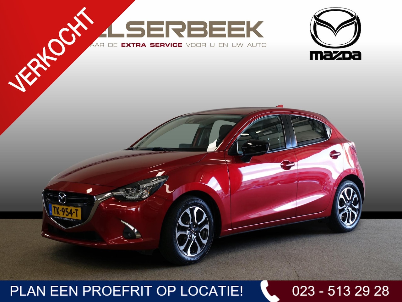 Mazda 2 - 1.5 Skyactiv-G GT-M *DEALER ONDERHOUDEN* CAMERA* - AutoWereld.nl