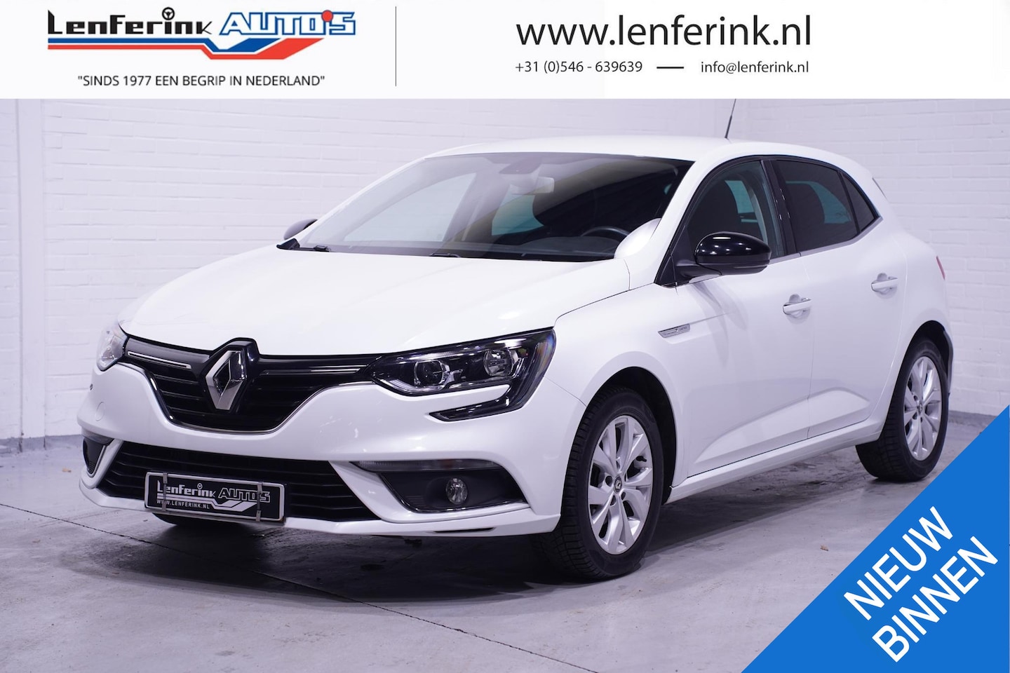 Renault Mégane - 1.3 TCe Limited Navi Clima PDC Leder/stof Apple Carplay - AutoWereld.nl