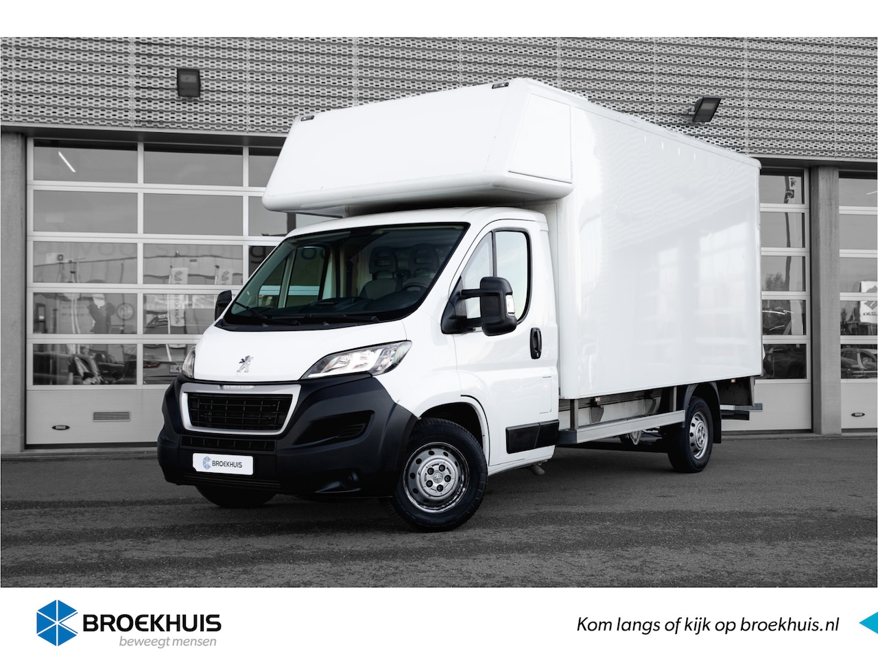 Peugeot Boxer - 435 2.2 BlueHDi 165 L3 Pro Zwaar Bakwagen / Dhollandia laadklep - AutoWereld.nl