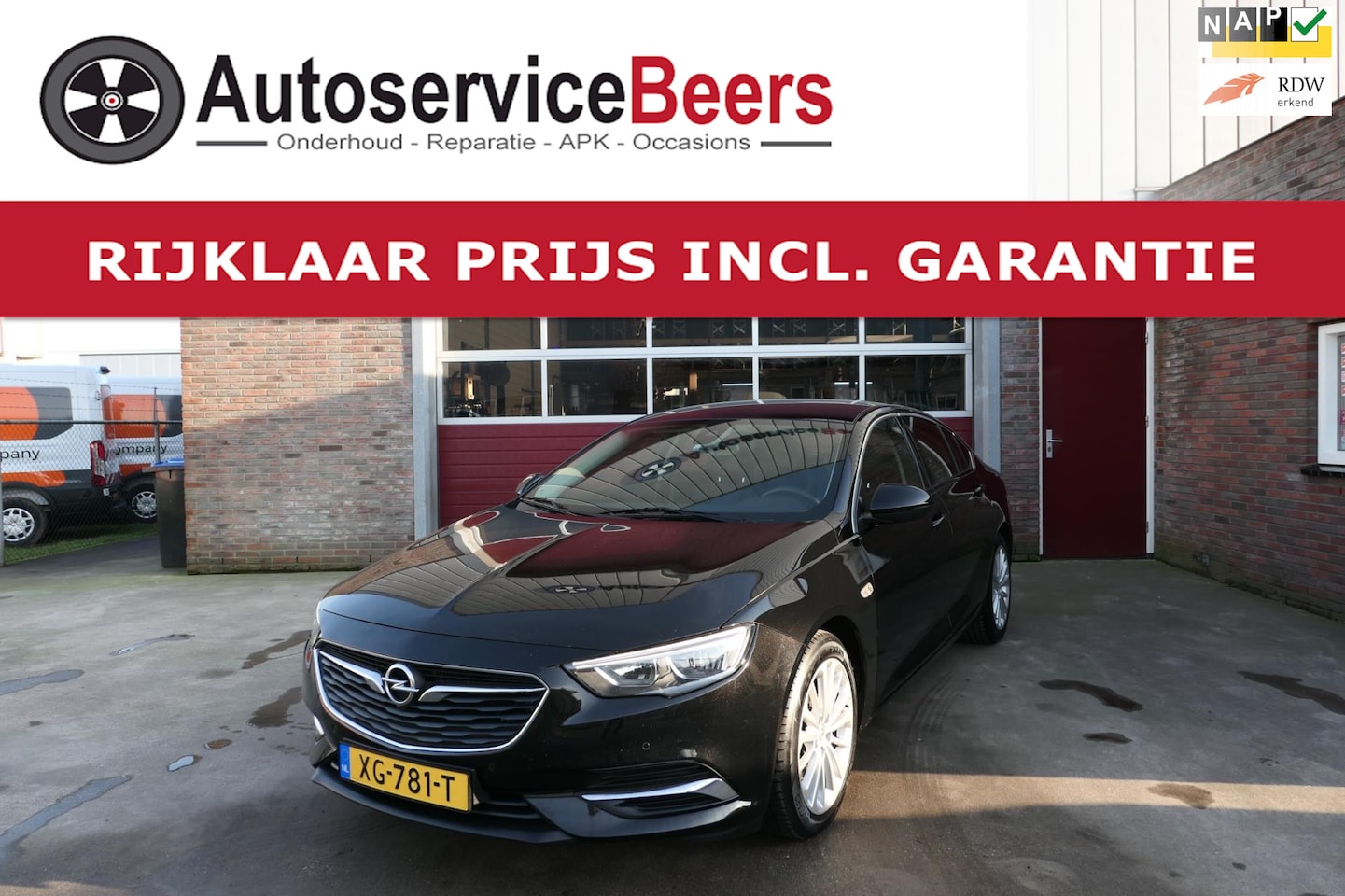 Opel Insignia Grand Sport - 1.6 Turbo Business Executive 1.6 Turbo Business Executive, Stuur en stoelverw., automt, Apple/ Android, rijklaarprijs i - AutoWereld.nl