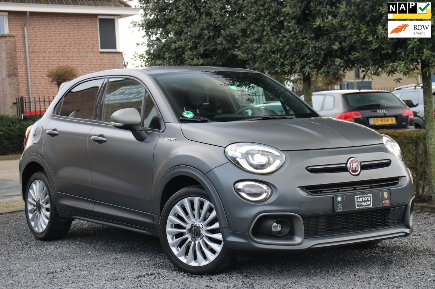 Fiat 500 X - 1.3 GSE Sport 151 PK Automaat Half/Leder Camera Keyless LED 18'' MAT - AutoWereld.nl