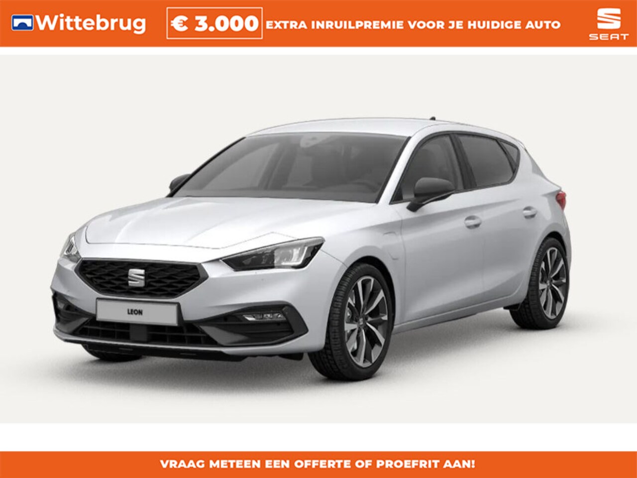 Seat Leon - 1.5 TSI e-Hybrid FR PHEV First Edition / 18 inch lichtmetalen velgen / tot 130 km volledig - AutoWereld.nl