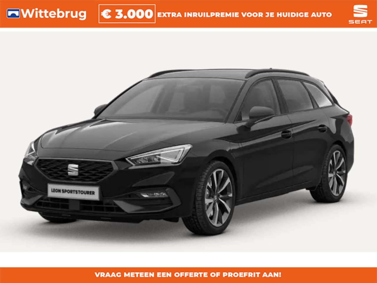 Seat Leon Sportstourer - 1.5 TSI e-Hybrid FR PHEV First Edition Safe & Driving Pack/ 130km Range / Matrix LED / Sid - AutoWereld.nl