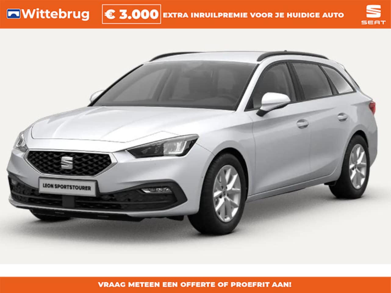 Seat Leon Sportstourer - 1.5 eTSI Style Business Intense / Koplampverlichting LED / achteruitrijcamera / Draadloze - AutoWereld.nl