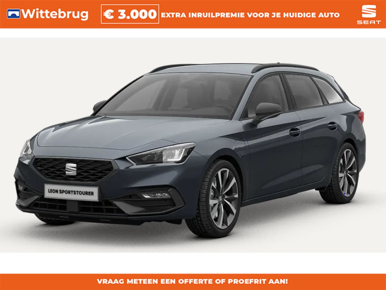 Seat Leon Sportstourer - 1.5 TSI e-Hybrid FR PHEV First Edition 18' Supreme Velgen / Verwarmbaar stuurwiel / 130km - AutoWereld.nl