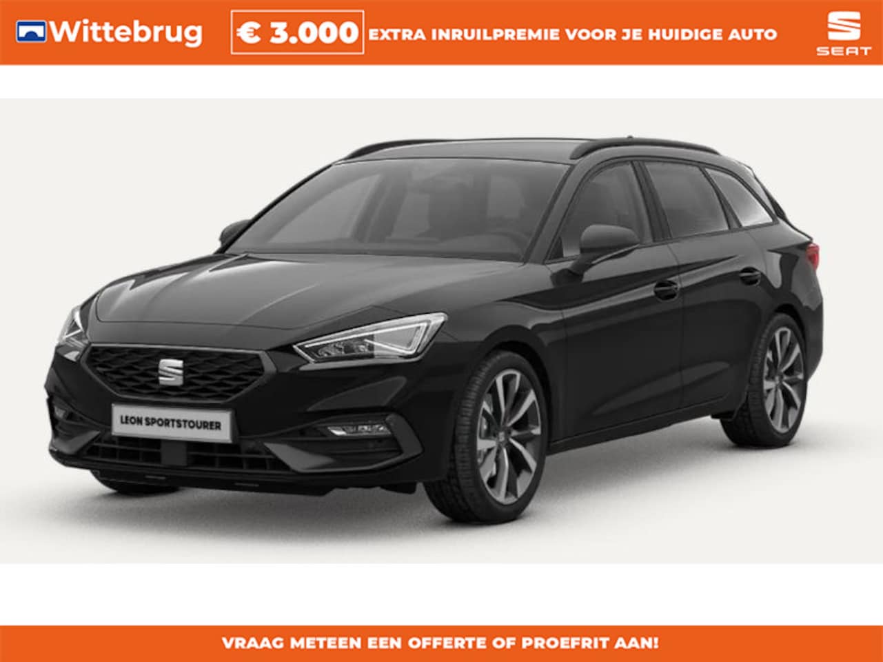 Seat Leon Sportstourer - 1.5 TSI FR Business Intense / 18 inch lichtmetalen velgen / Achteruitrijcamera / Sportstoe - AutoWereld.nl