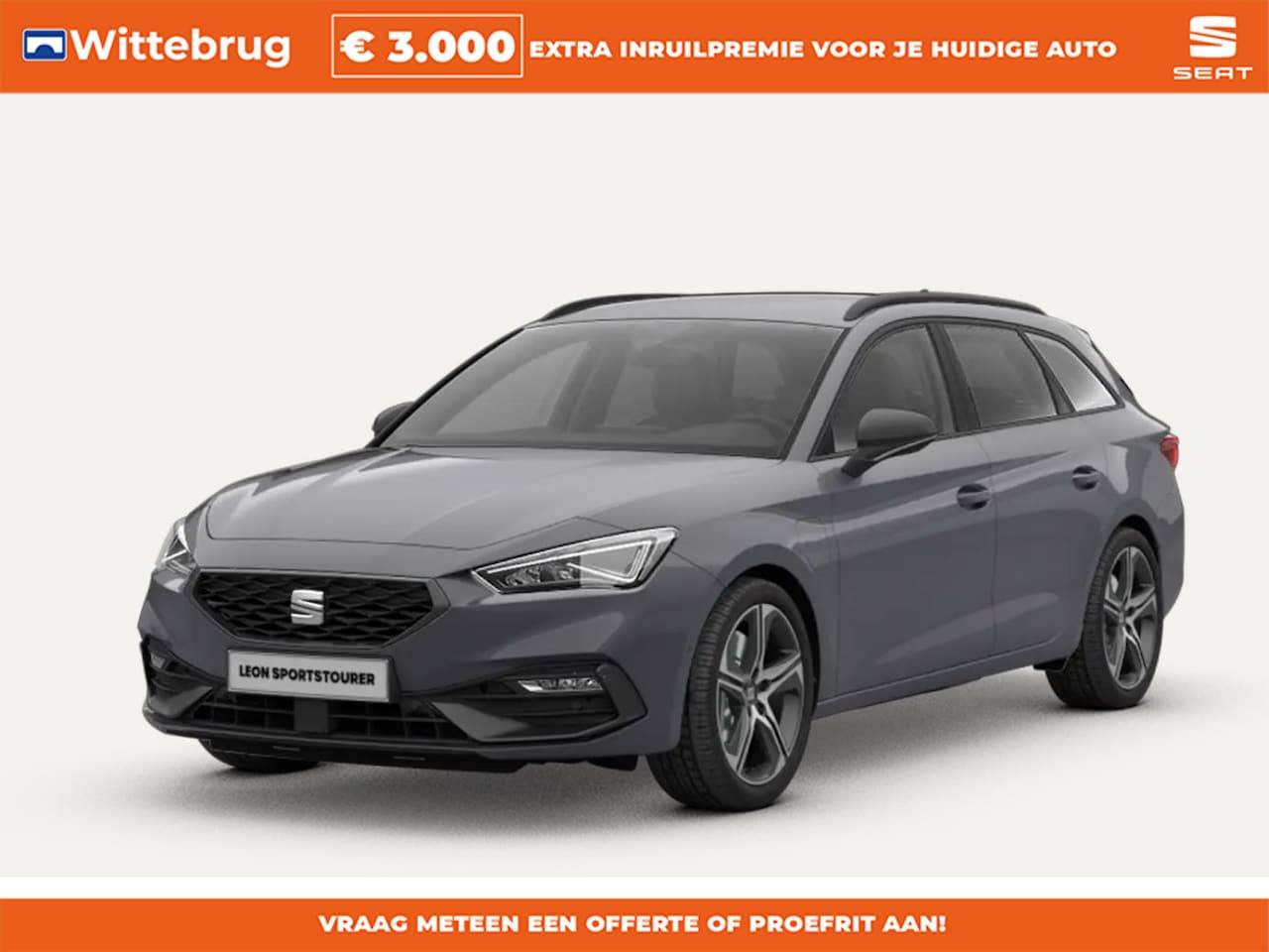 Seat Leon Sportstourer - 1.5 TSI e-Hybrid FR PHEV First Edition Elektrische achterklep / Keyless Entry / 130km Rang - AutoWereld.nl