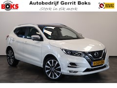 Nissan Qashqai - 1.3 DIG-T Tekna + 160PK Bose Panoramadak Navigatie full Leder Memorie stoelen 360 camera