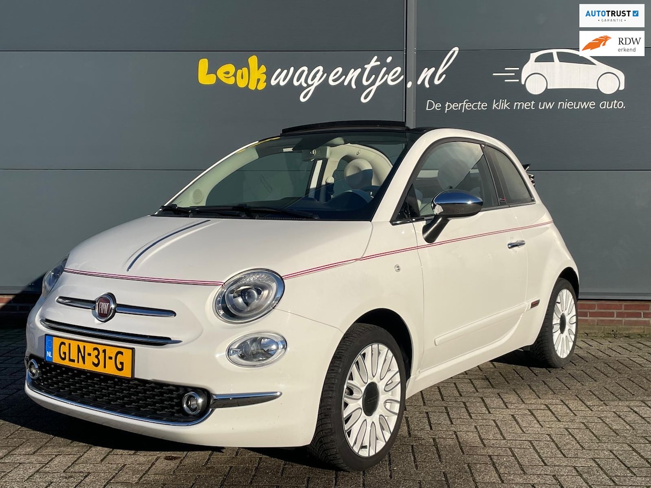 Fiat 500 C - 1.0 Hybrid Dolcevita Cabrio *carplay *climate *16" - AutoWereld.nl