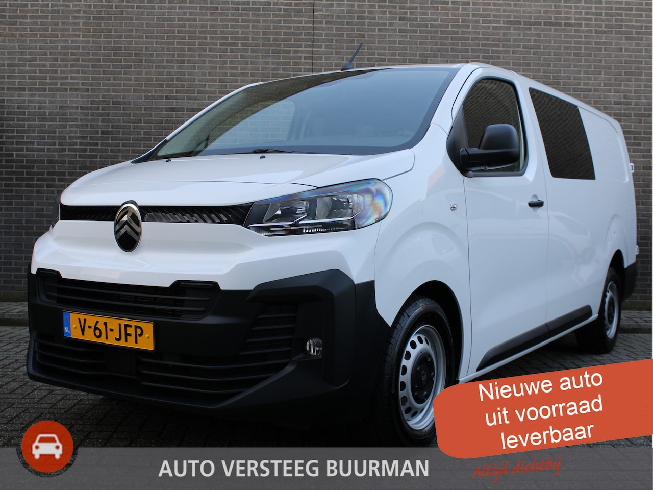 Citroën Jumpy - 2.0 BlueHDI 145 L3 S&S Dubbele Cabine Cruise/Climate control, Navigatie, Radio/DAB, Handsf - AutoWereld.nl