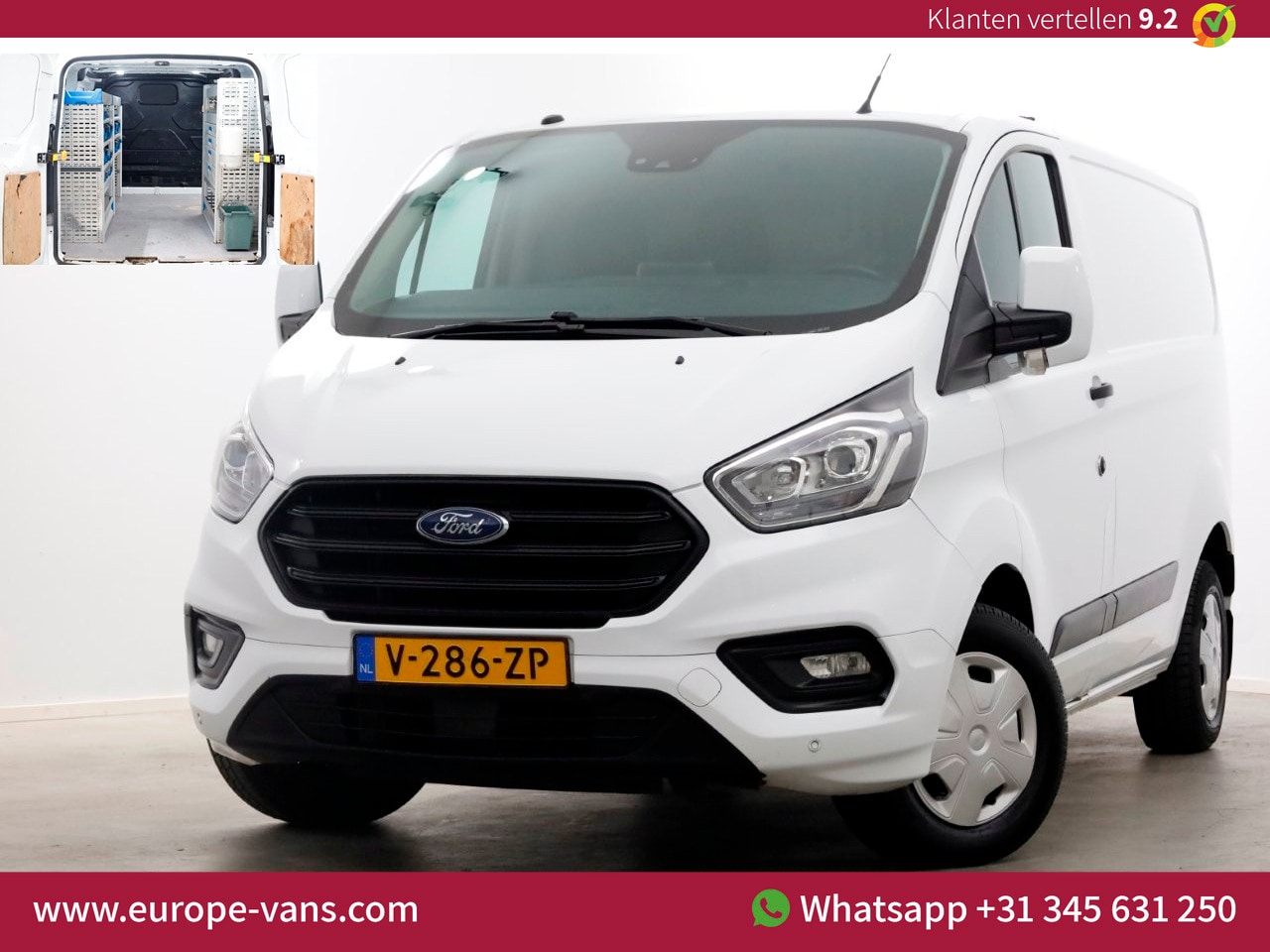 Ford Transit Custom - 2.0 TDCI L1H1 Trend Airco/Camera/Inrichting 05-2019 - AutoWereld.nl