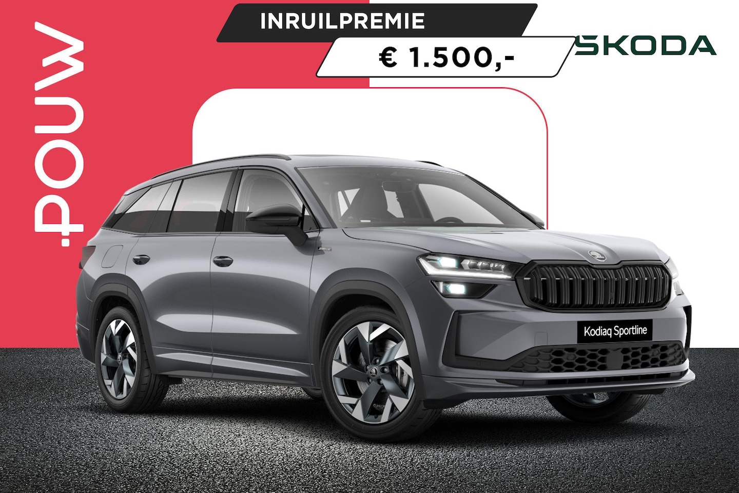 Skoda Kodiaq - 1.5 TSI 204pk DSG PHEV Sportline Business | LMV 19'' | Trekhaak Uitklapbaar | Panoramadak - AutoWereld.nl