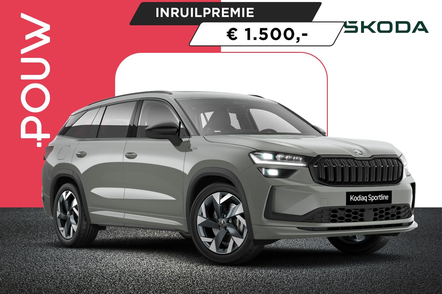 Skoda Kodiaq - 1.5 TSI 204pk DSG PHEV Sportline Business | LMV 19'' | Trekhaak Uitklapbaar | Panoramadak - AutoWereld.nl