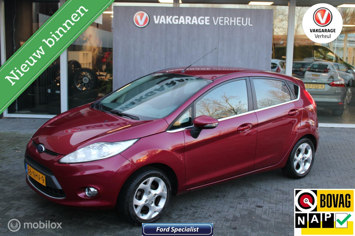 Ford Fiesta - 1.6 Titanium|120Pk|5Drs|Clima|Cruise|Nap - AutoWereld.nl