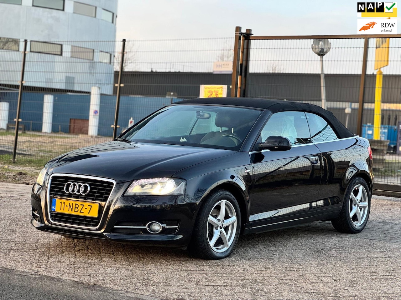 Audi A3 Cabriolet - 1.2 TFSI 3X S-LINE/NAVI/XENON/HALFLEDER/PDC - AutoWereld.nl