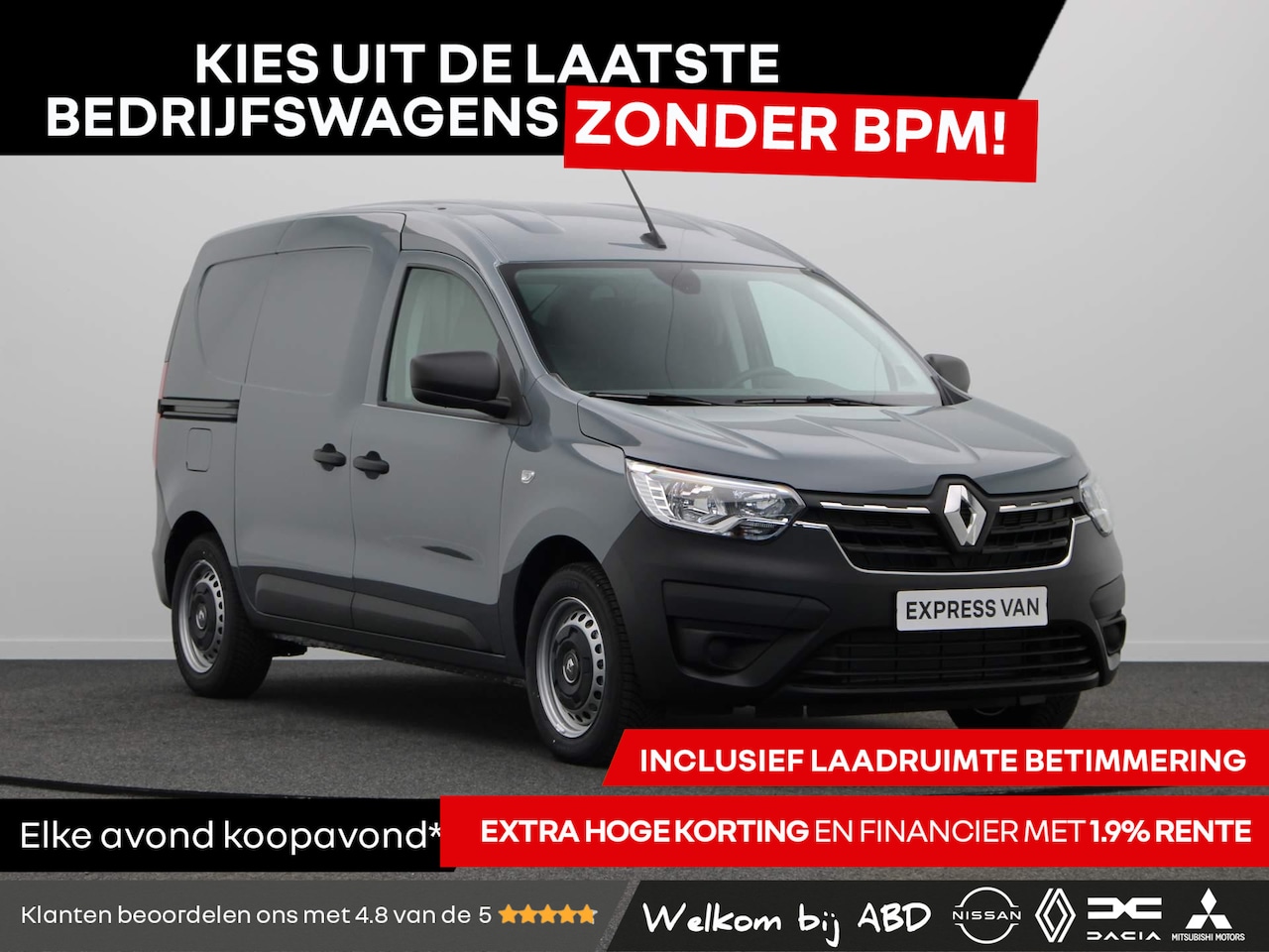 Renault Express - 1.5 dCi 75pk Comfort | BPM Voordeel | Hoge korting | Lage rente | Direct rijden | Vol opti - AutoWereld.nl