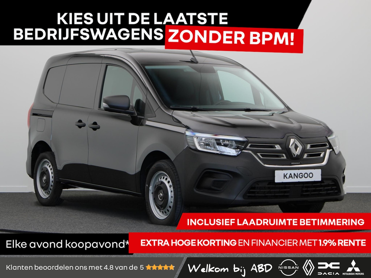 Renault Kangoo E-Tech - Advance 22 kW 44 kWh | DC Lader | Navigatiesysteem | Laadruimtebetimmering | - AutoWereld.nl