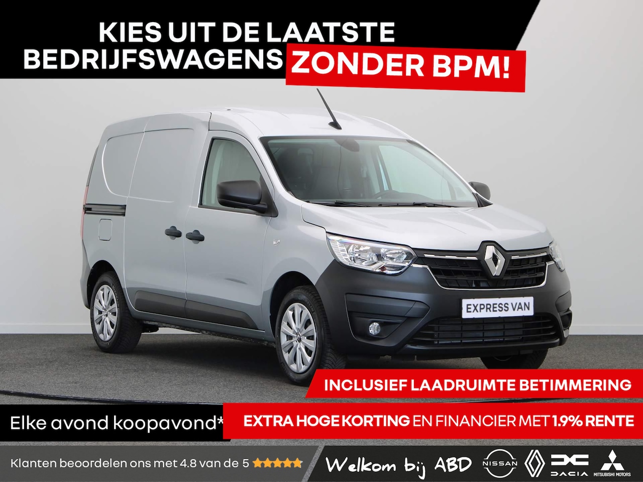 Renault Express - 1.5 dCi 75pk Comfort + | BPM Voordeel | Hoge korting | Lage rente | Direct rijden | Vol op - AutoWereld.nl