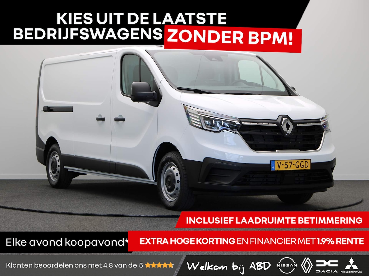 Renault Trafic - 2.0 dCi 110pk T30 L2H1 Start | BPM Voordeel | Hoge korting | Lage rente | Direct rijden | - AutoWereld.nl