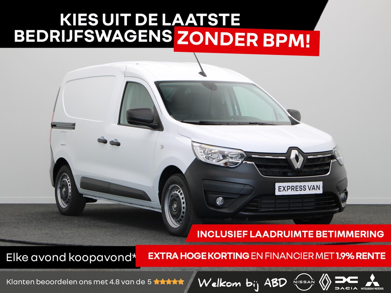 Renault Express - 1.5 dCi 95pk Comfort | BPM Voordeel | Hoge korting | Lage rente | Direct rijden | Vol opti - AutoWereld.nl