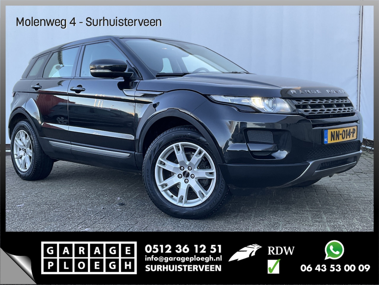 Land Rover Range Rover Evoque - 2.2 TD4 4WD Autom Leer Navi Trekhaak(1800kg) 4x4 - AutoWereld.nl