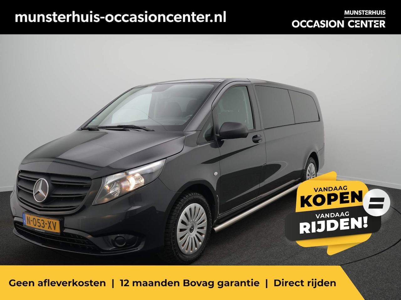 Mercedes-Benz Vito Tourer - 114 CDI Base Extra Lang - Allseason banden - Incl. BTW en BPM - AutoWereld.nl