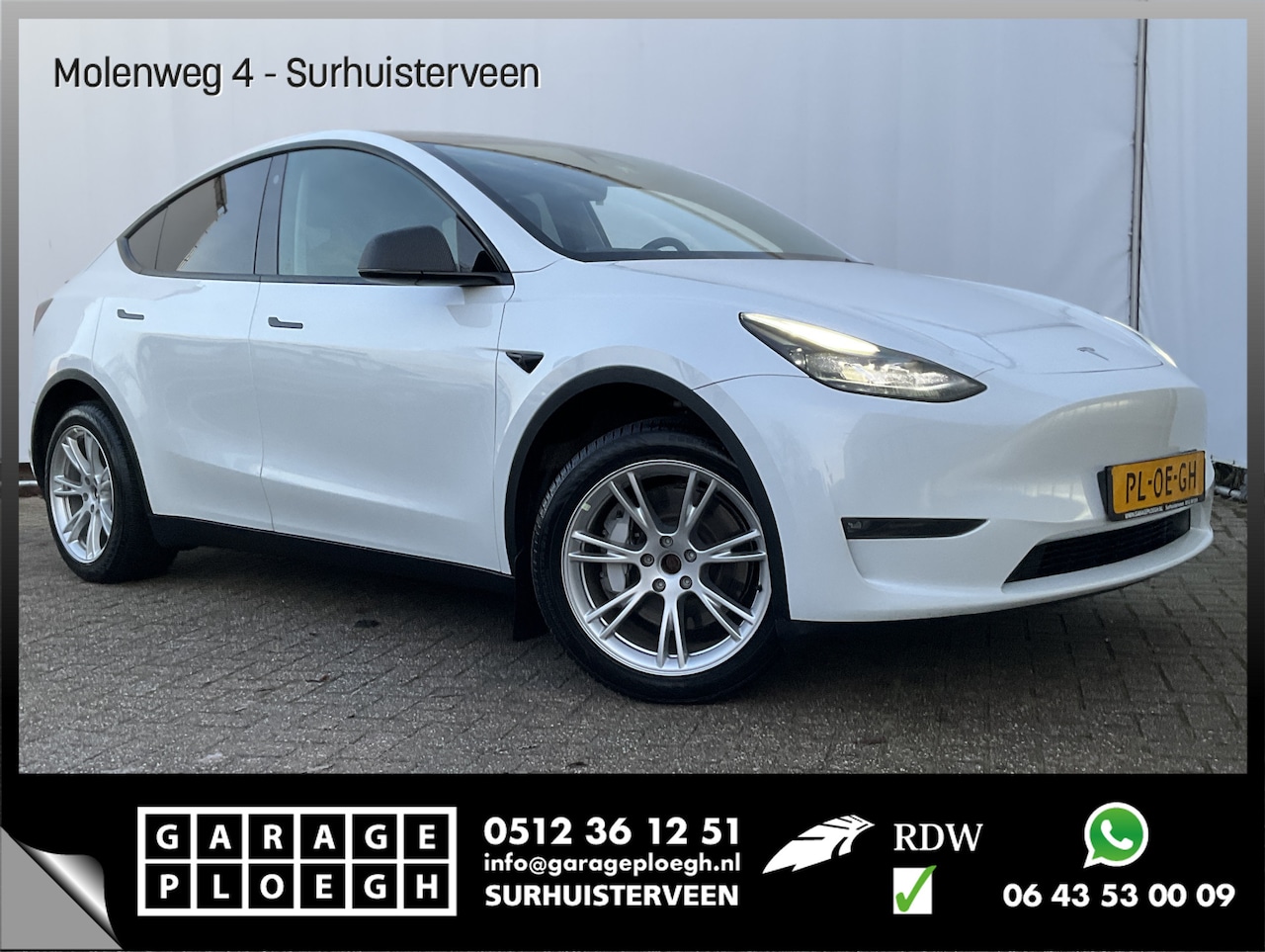 Tesla Model Y - Long Range AWD 75 kWh 514pk Autopilot Stuur/Stoelverw Pano Trekhaak (1600kg) - AutoWereld.nl