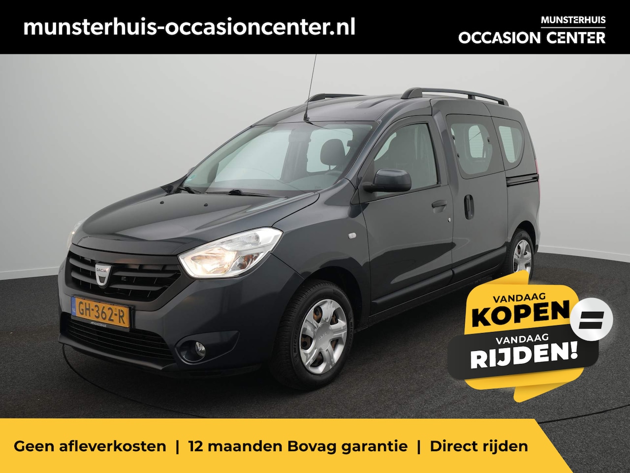 Dacia Dokker - 1.2 TCe Lauréate - Allseason banden - Trekhaak - Navigatie - AutoWereld.nl