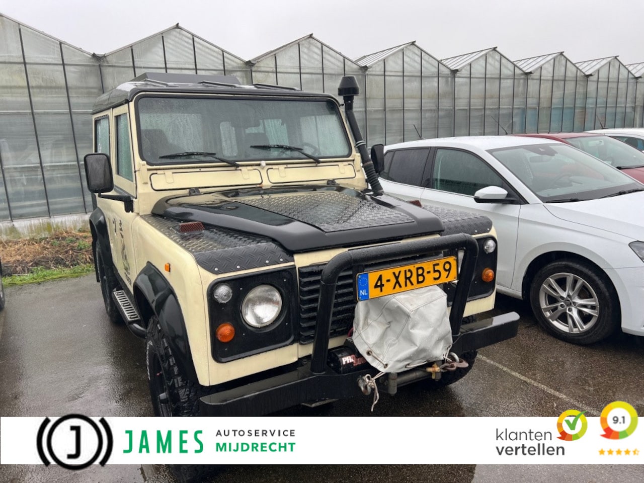 Land Rover Defender 90 - HARDTOP 3.5 v8 Benzine - AutoWereld.nl