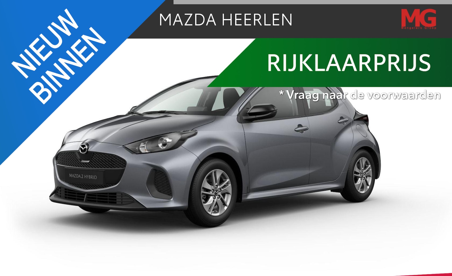 Mazda 2 Hybrid - 1.5 Centre-line Mengelers Actieprijs: € 28.540,- - AutoWereld.nl