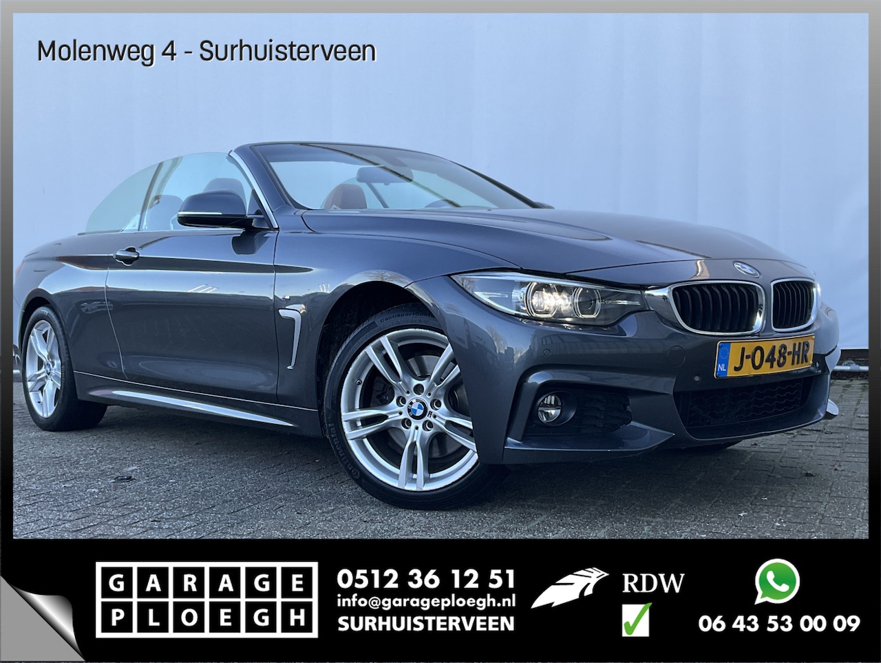 BMW 4-serie Cabrio - 430i 252pk xDrive M-Sport Leer+Sportzetels Stoelverw Xenon High Executive - AutoWereld.nl