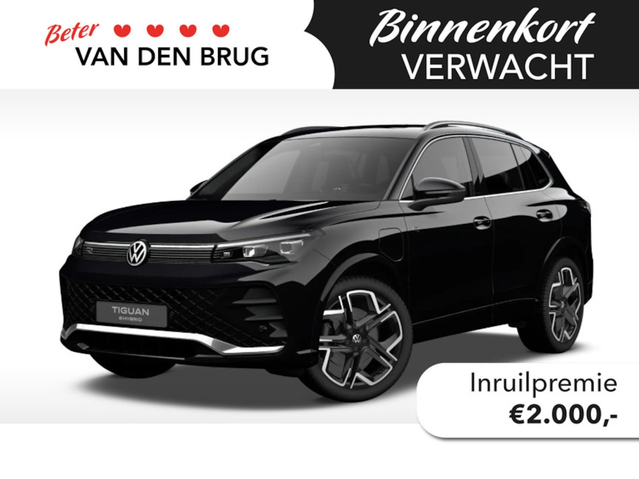 Volkswagen Tiguan - 1.5 eHybrid R-Line Edition | Panoramadak | Trekhaak | Keyless | Camera - AutoWereld.nl