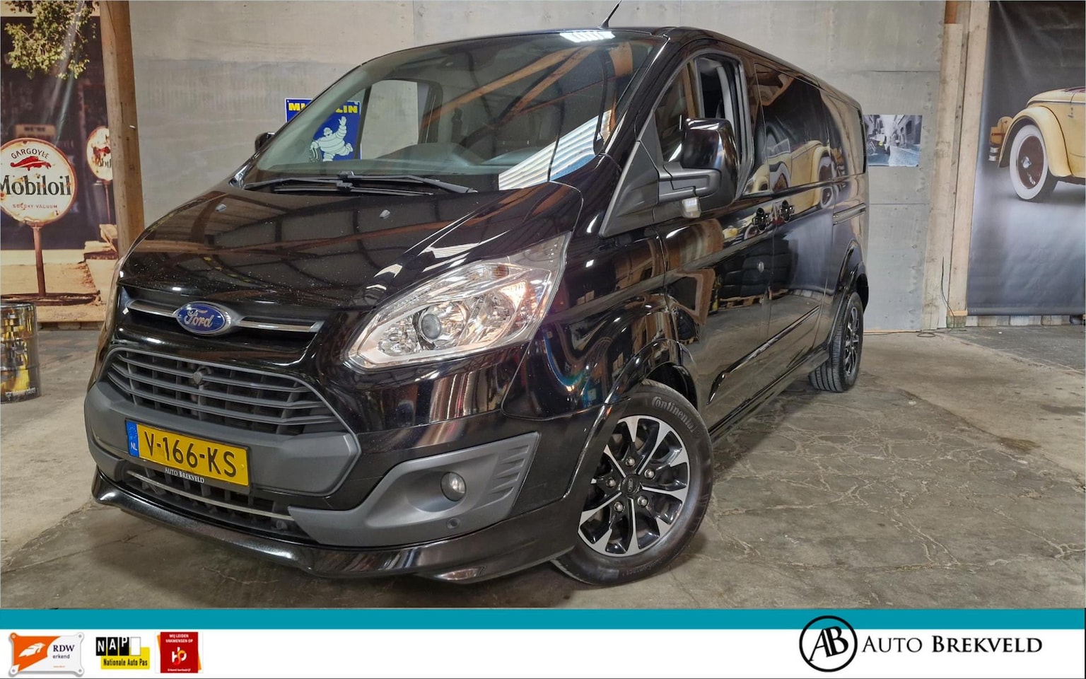 Ford Transit Custom - 290 2.0 TDCI L2H1 Limited DC 170PK | EURO6| RIJKLAAR | Half leer | Elektrische pakket | Cr - AutoWereld.nl