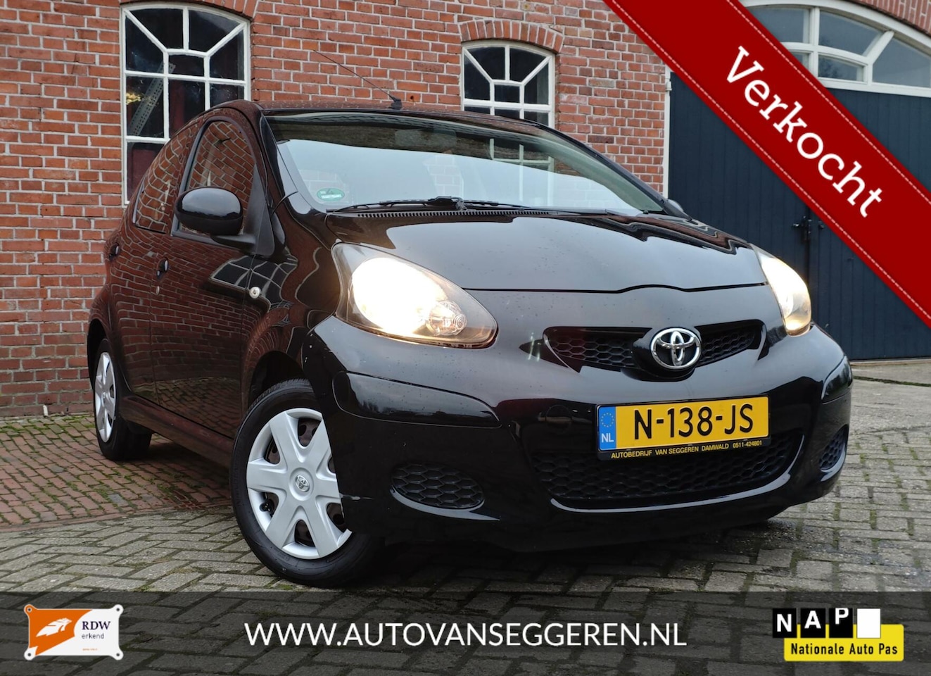 Toyota Aygo - 1.0-12V Comf./5drs/elec ram/airco/nw.APK/garantie - AutoWereld.nl