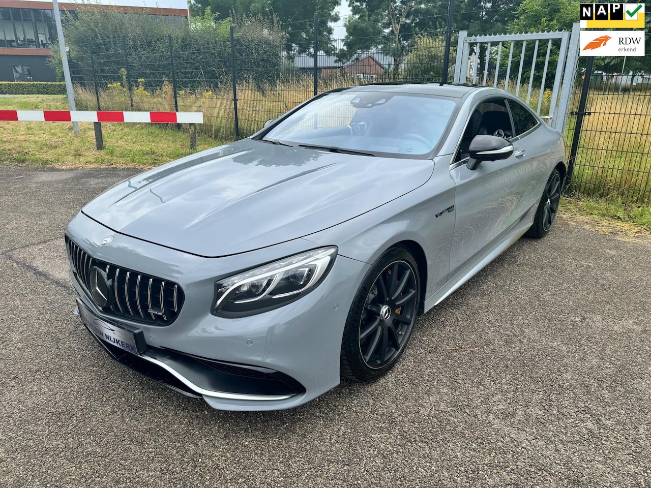 Mercedes-Benz S-klasse Coupé - AMG 63 4Matic 585PK Panodak Ceramic Carbon Burmester - AutoWereld.nl