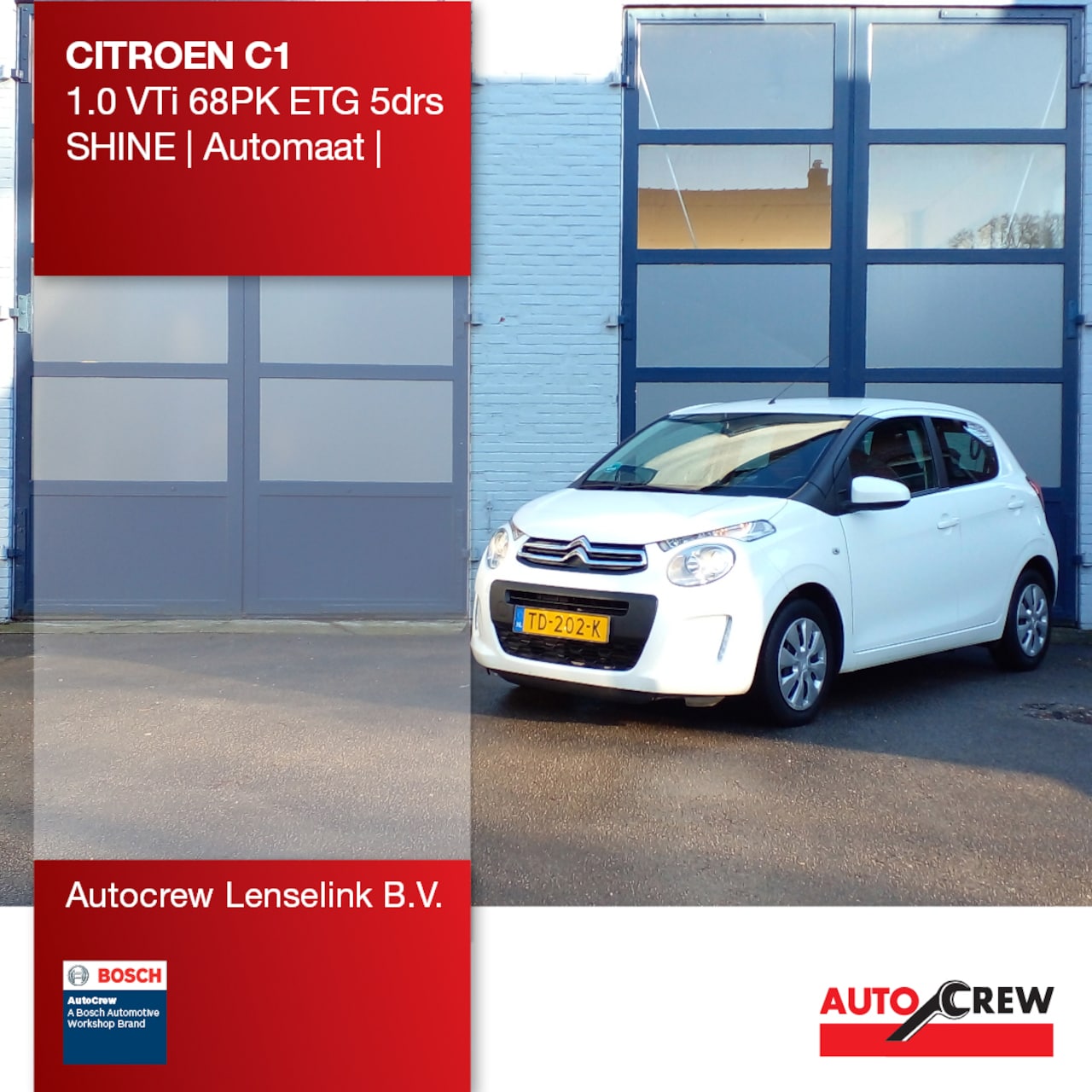 Citroën C1 - 1.0 VTi 68PK ETG 5drs SHINE | Automaat | - AutoWereld.nl