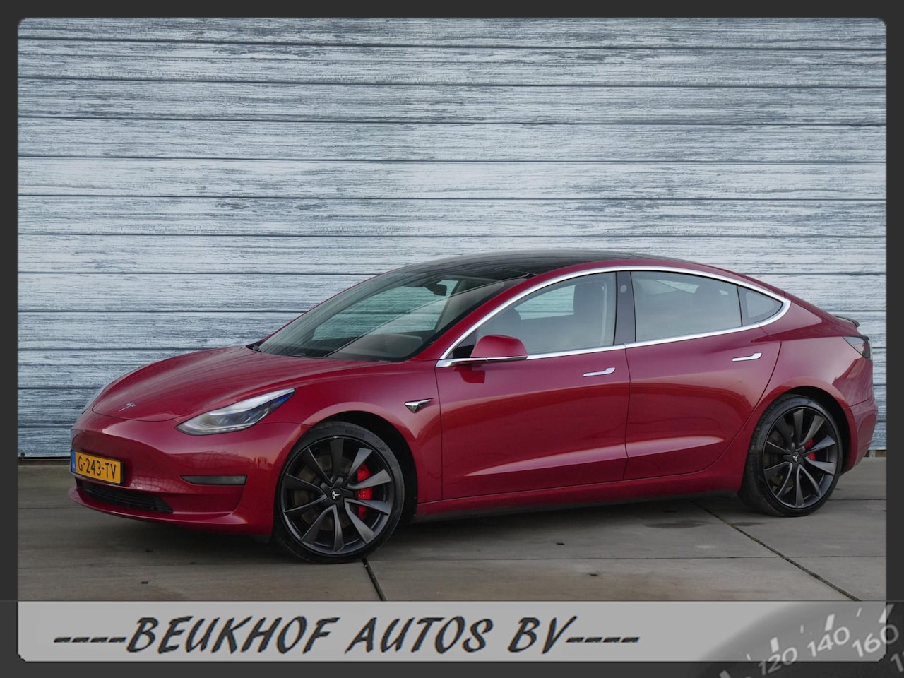 Tesla Model 3 - Performance AWD 75 kWh 462Pk Leer Pano Cam Nav - AutoWereld.nl