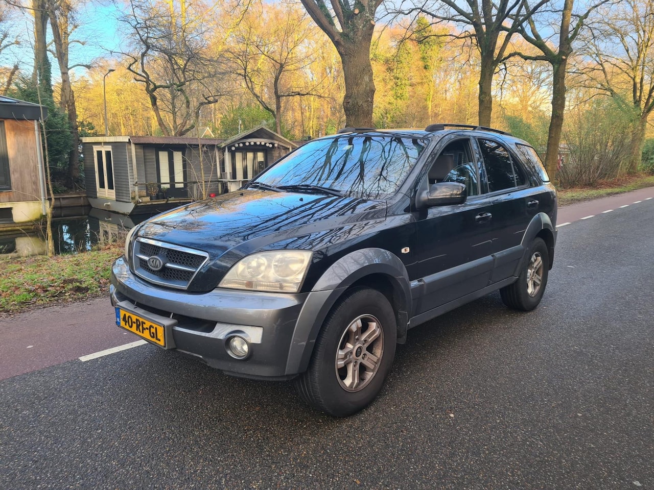 Kia Sorento - 2.4i EX 218.000 NAP AIRCO ZWART 2005 - AutoWereld.nl