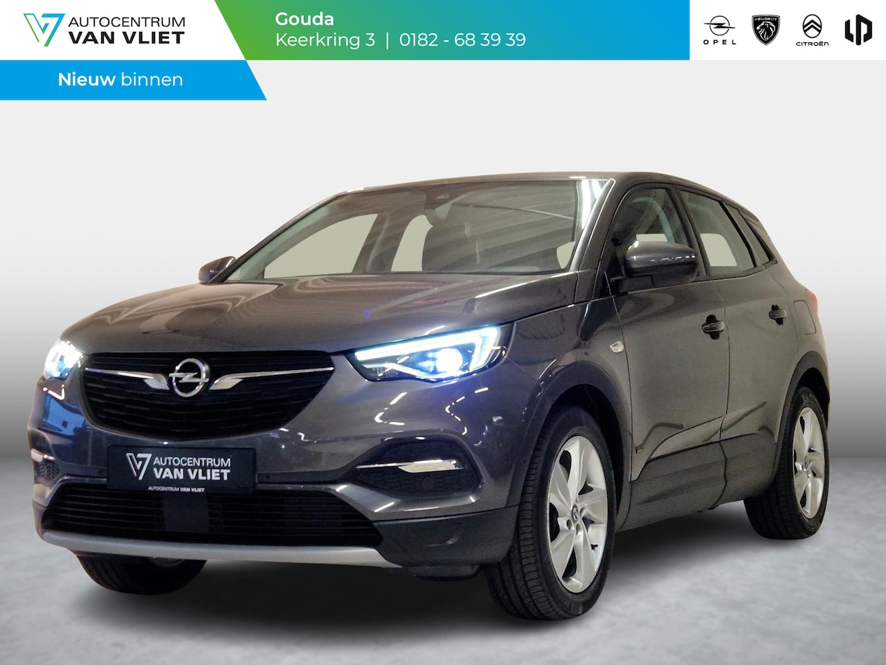 Opel Grandland X - 1.6 Turbo Hybrid Elegance Leder | Stoelverwarming en ventilatie | Navigatie | Elektrische - AutoWereld.nl