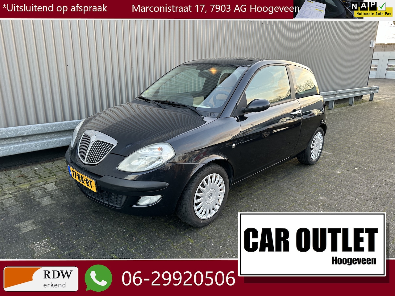 Lancia Y(psilon) - Ypsilon 1.4-16V Platino Clima Pano Leer Nw APK --Inruil Mogelijk-- - AutoWereld.nl