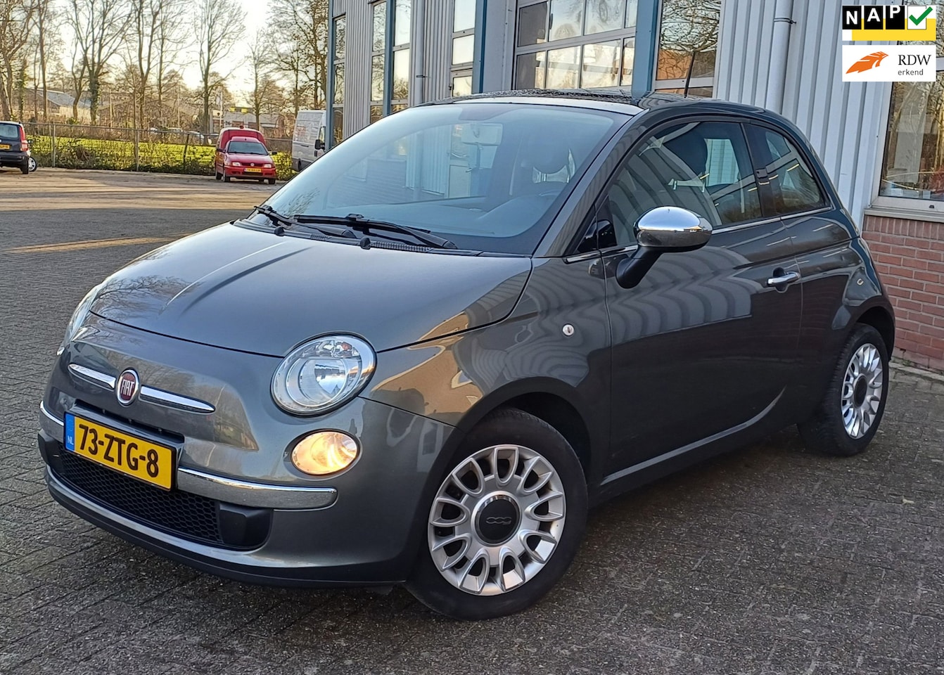 Fiat 500 - 0.9 TwinAir Lounge Panorama dak! - AutoWereld.nl