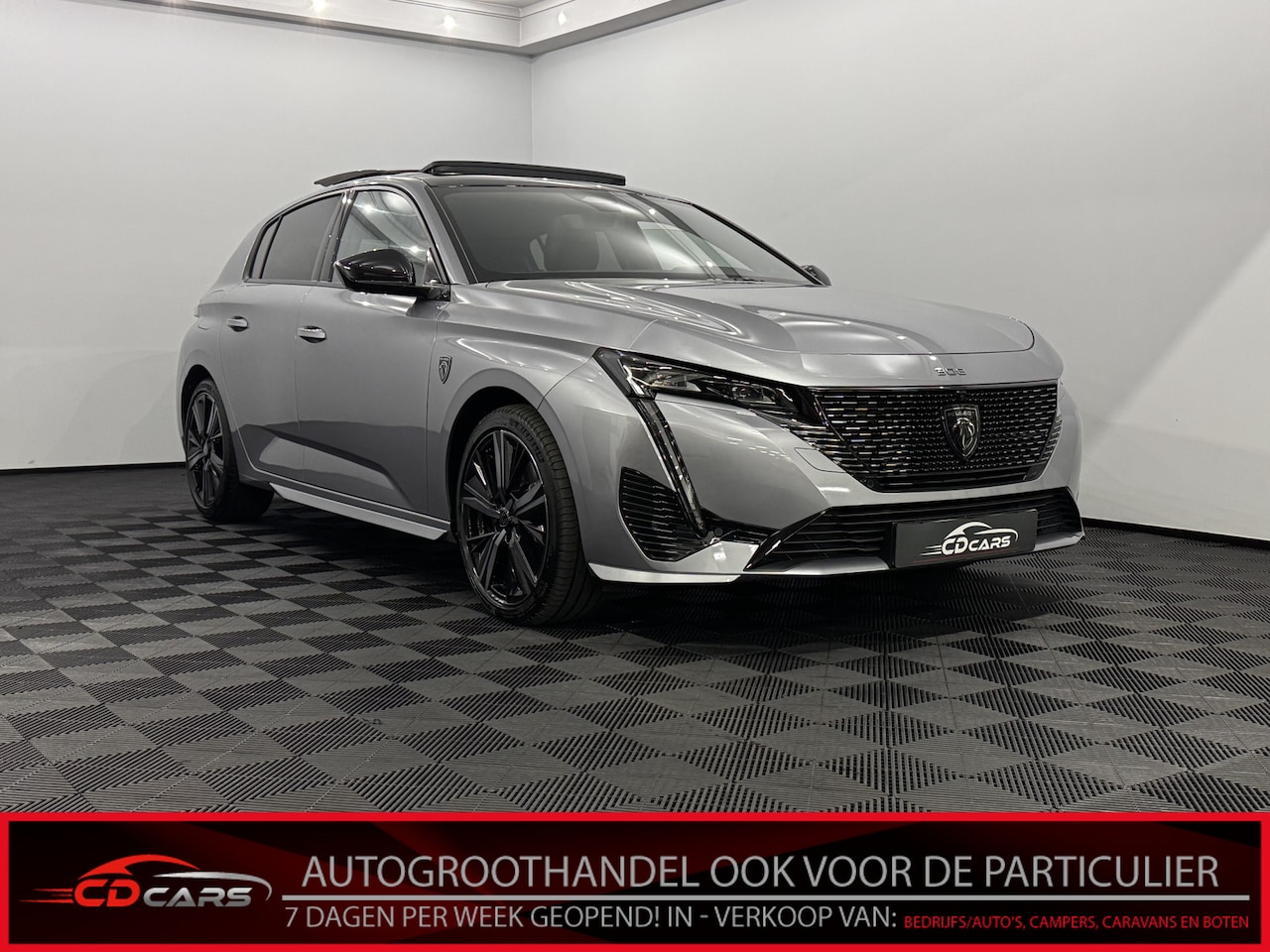 Peugeot 308 - 1.6 Plug-in Hybrid 225 GT Plug-in leder, Pano, 360 Camera, Clima, Verstelbare stoelen, Nav - AutoWereld.nl