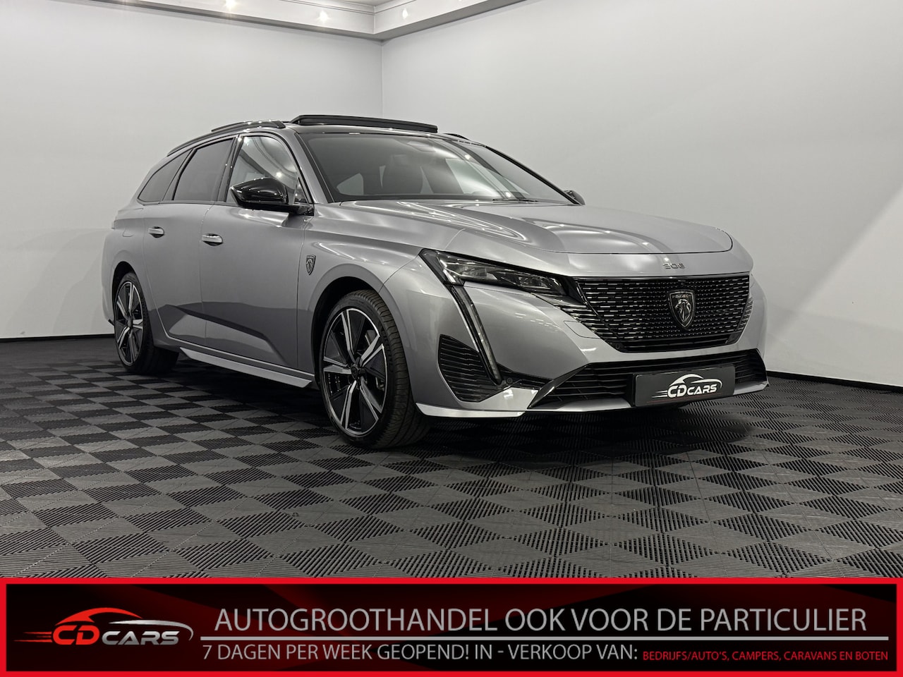 Peugeot 308 - 1.6 Plug-in Hybrid 225 GT Plug-in leder, Pano, 360 Camera, Clima, Verstelbare stoelen, Nav - AutoWereld.nl