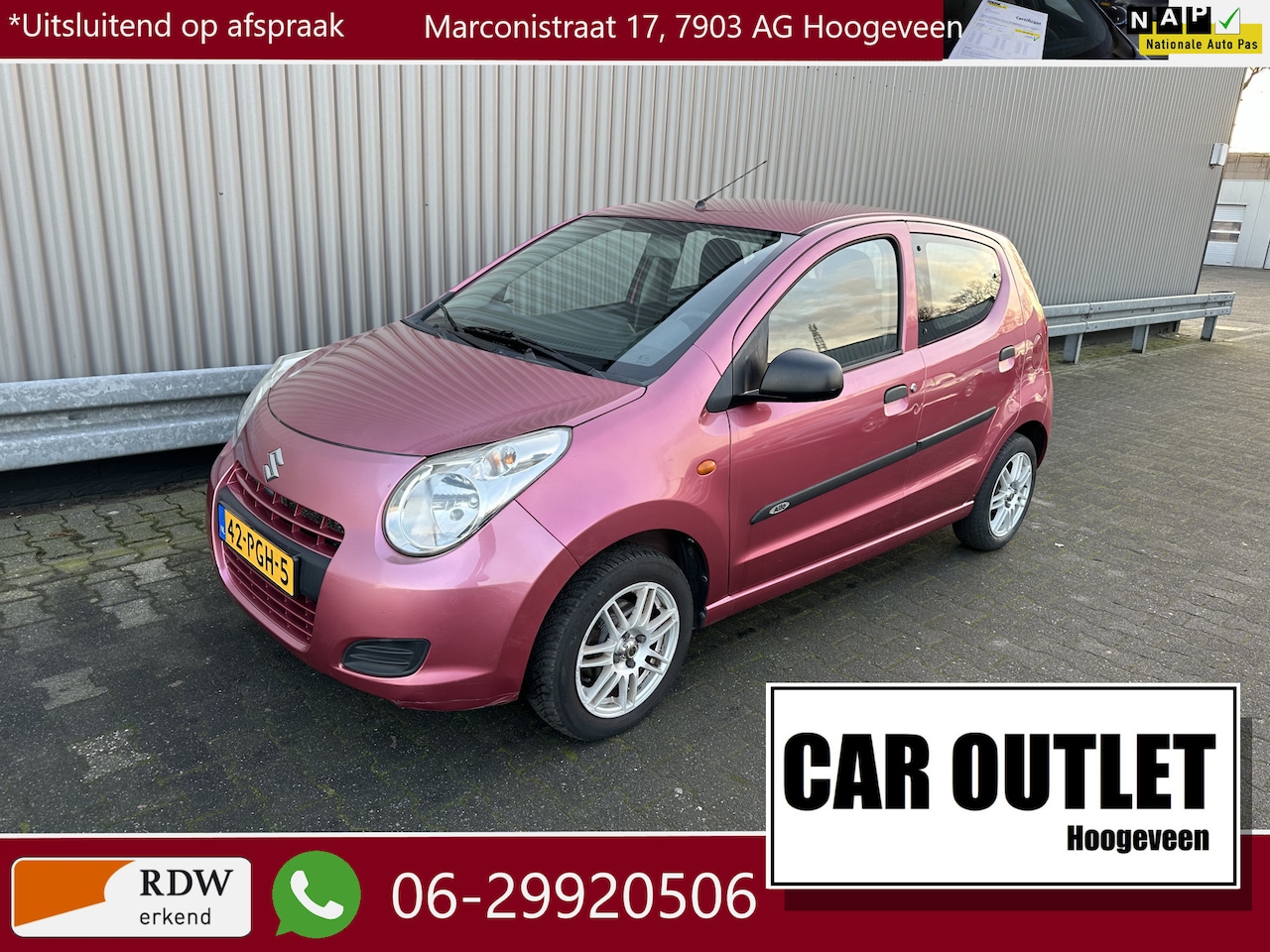 Suzuki Alto - 1.0 Comfort 74DKM NAP Airco AUTOMAAT --Inruil Mogelijk-- - AutoWereld.nl