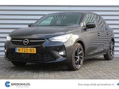 Opel Corsa - 1.2 TURBO 100PK GS-LINE AUTOMAAT / NAVI / LEDER / AIRCO / LED / 16" LMV / 1E EIGENAAR / NI