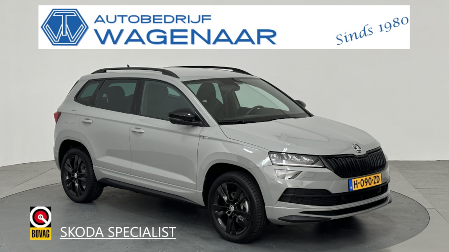 Skoda Karoq - 1.5 TSI SPORTLINE BUSINESS STEEL GREY - AutoWereld.nl