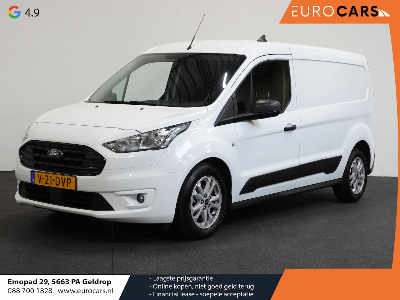 Ford Transit Connect - 1.5 L2 Trend Automaat Navi Airco Parkeersensoren Cruise Control 3Zits Camera - AutoWereld.nl