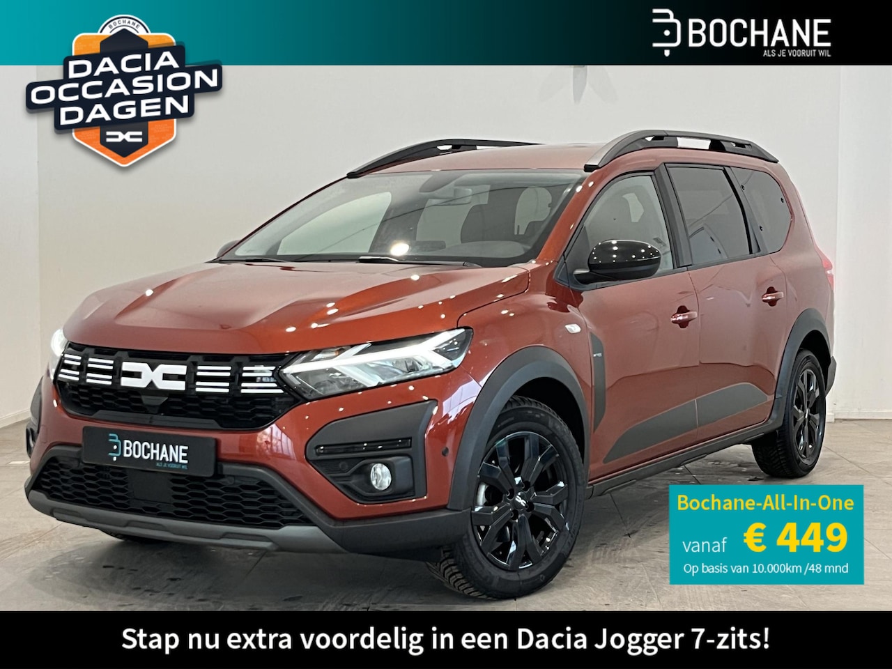 Dacia Jogger - 1.0 TCe 110 Extreme 7p. | 7-persoons | Navigatie | Dodehoekdetectie | Parkeersensoren voor - AutoWereld.nl